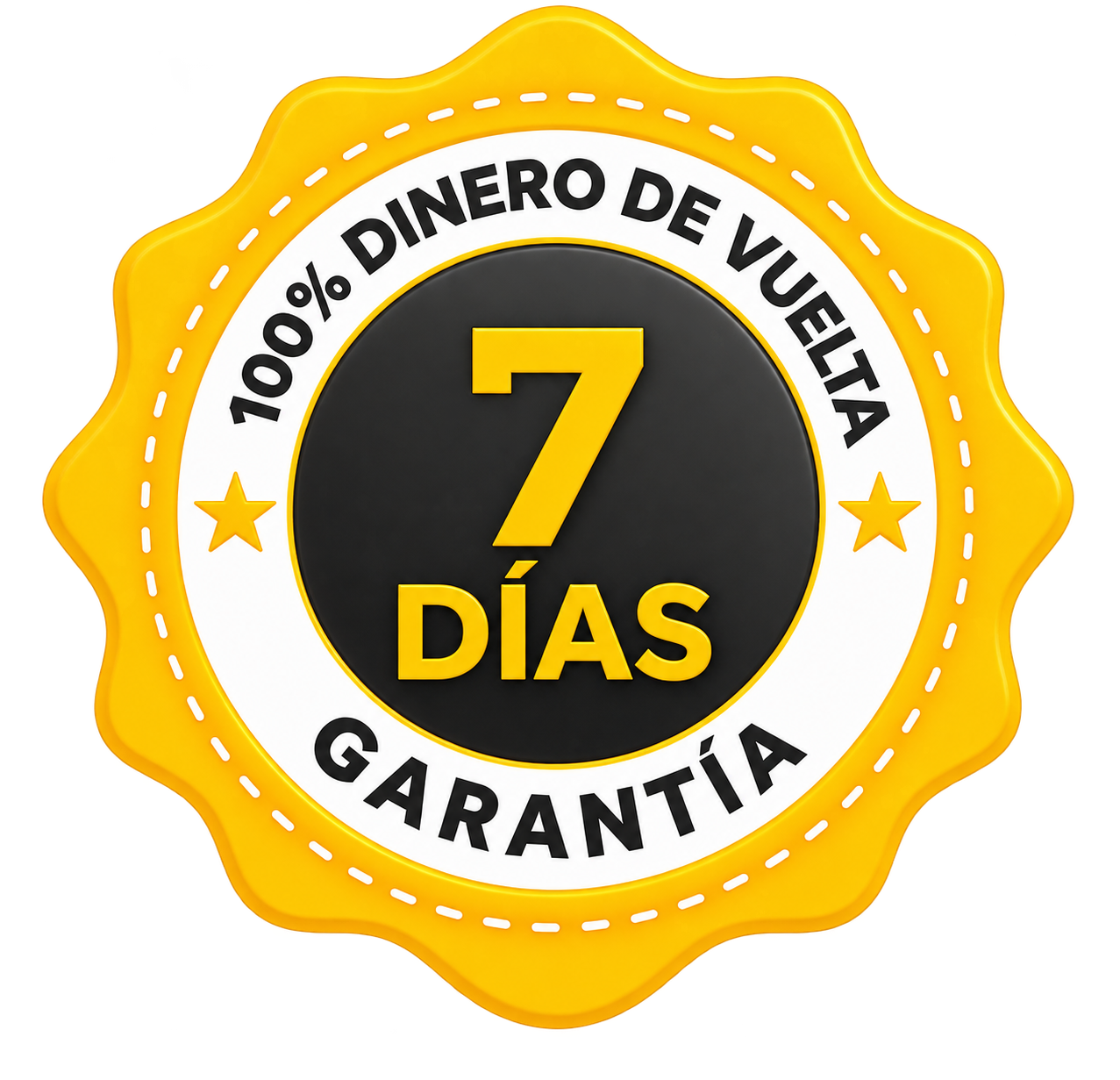 7 días de garantía incondicional